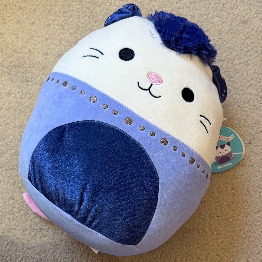 Squishmallows Purple and Cream Plush